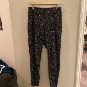 Starry black leggings